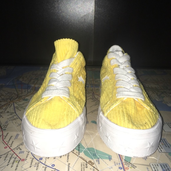 converse mademe yellow